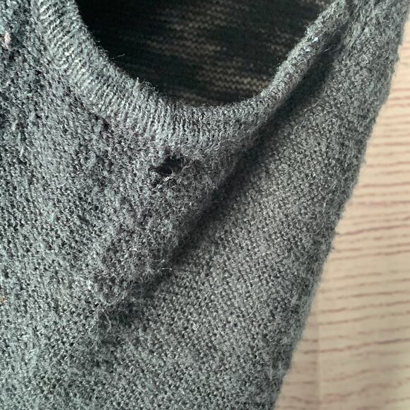 Mossimo Long Black Cardigan Sleeveless Vest Duster Slightly Sheer Size XS - Picture 9 of 12